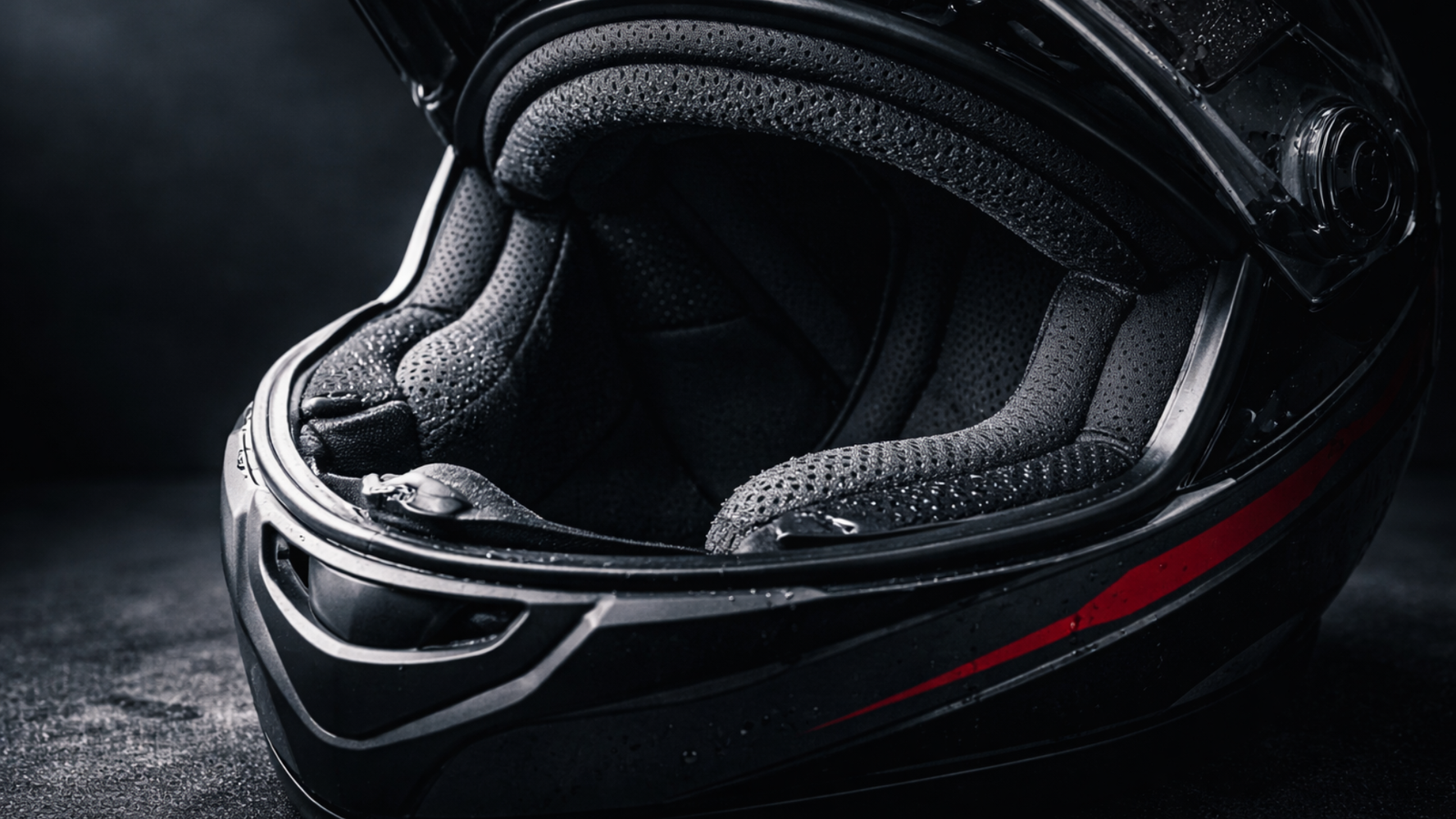 O que acontece dentro de um capacete de moto depois de 30 minutos de uso